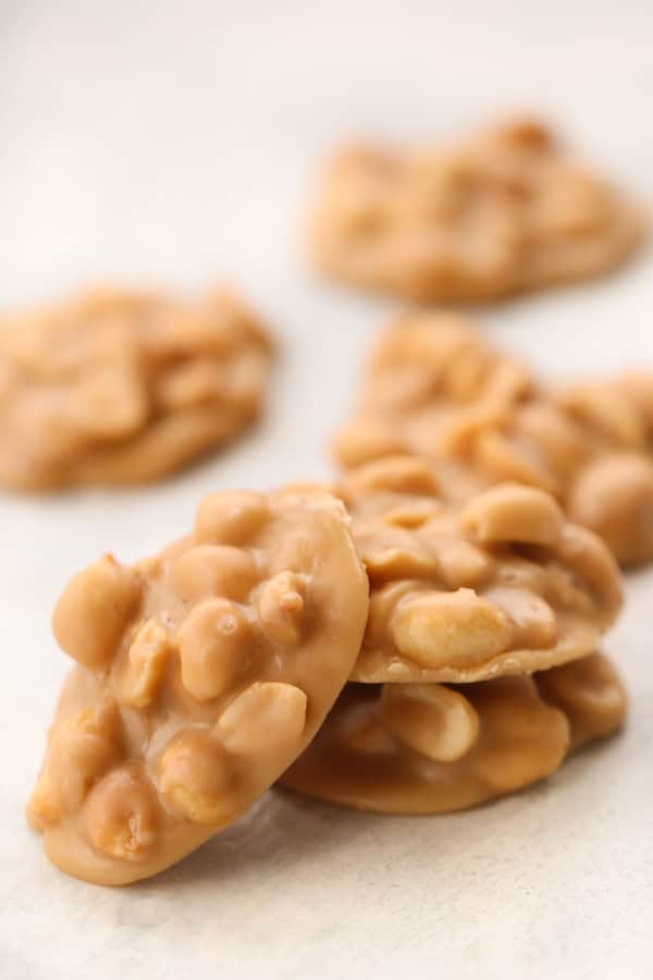 Peanut Praline Clusters stacked