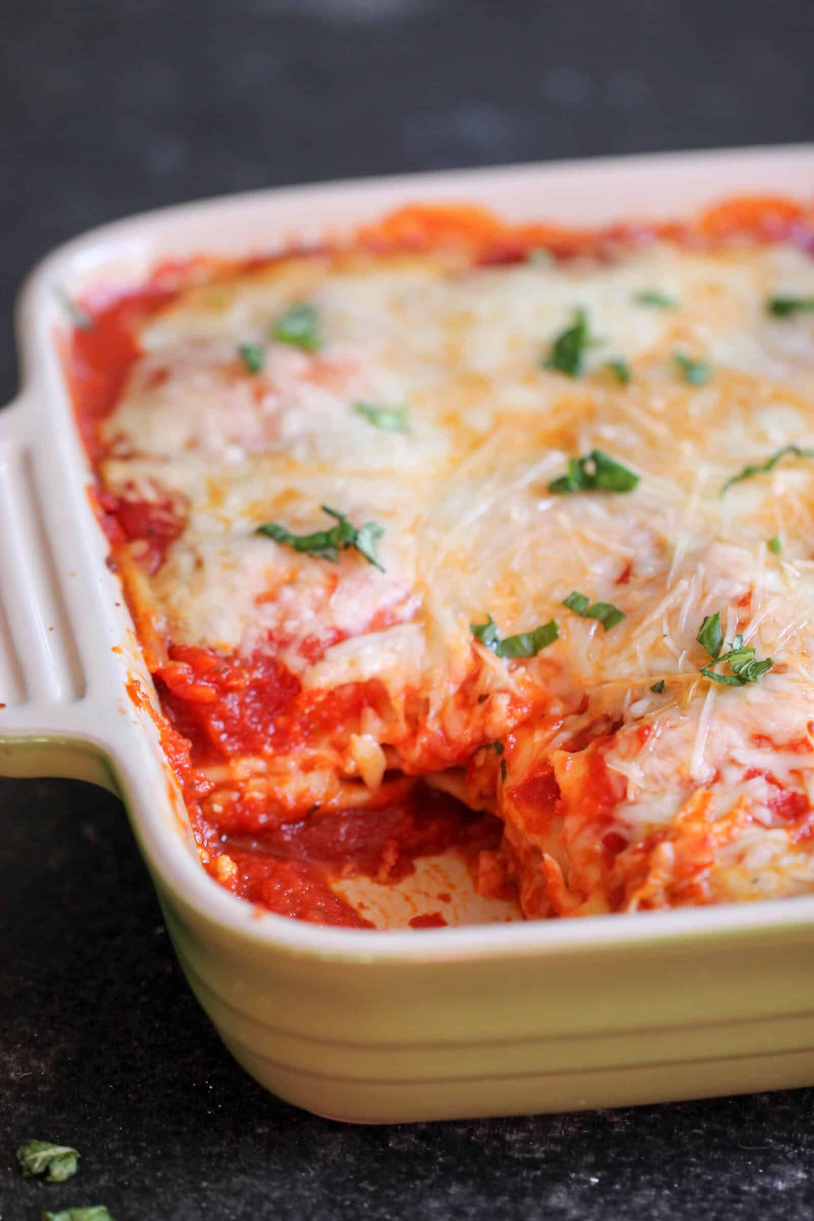 5-Ingredient Ravioli Casserole corner piece