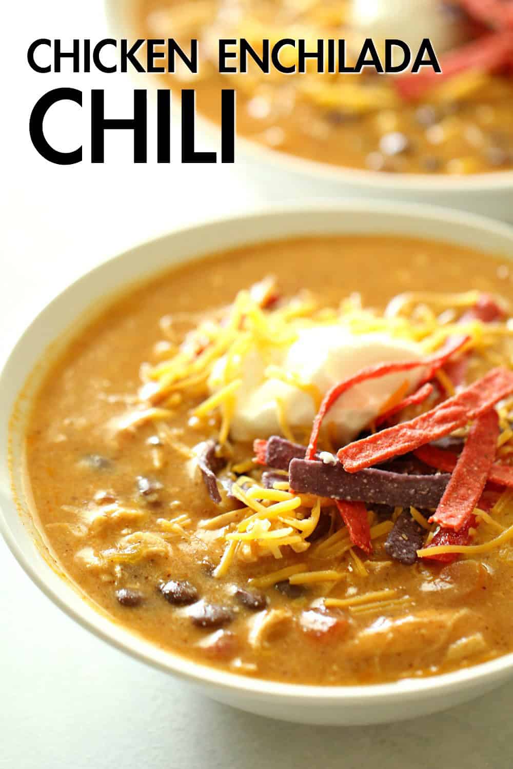 Copycat Slow Cooker Chicken Enchilada Soup