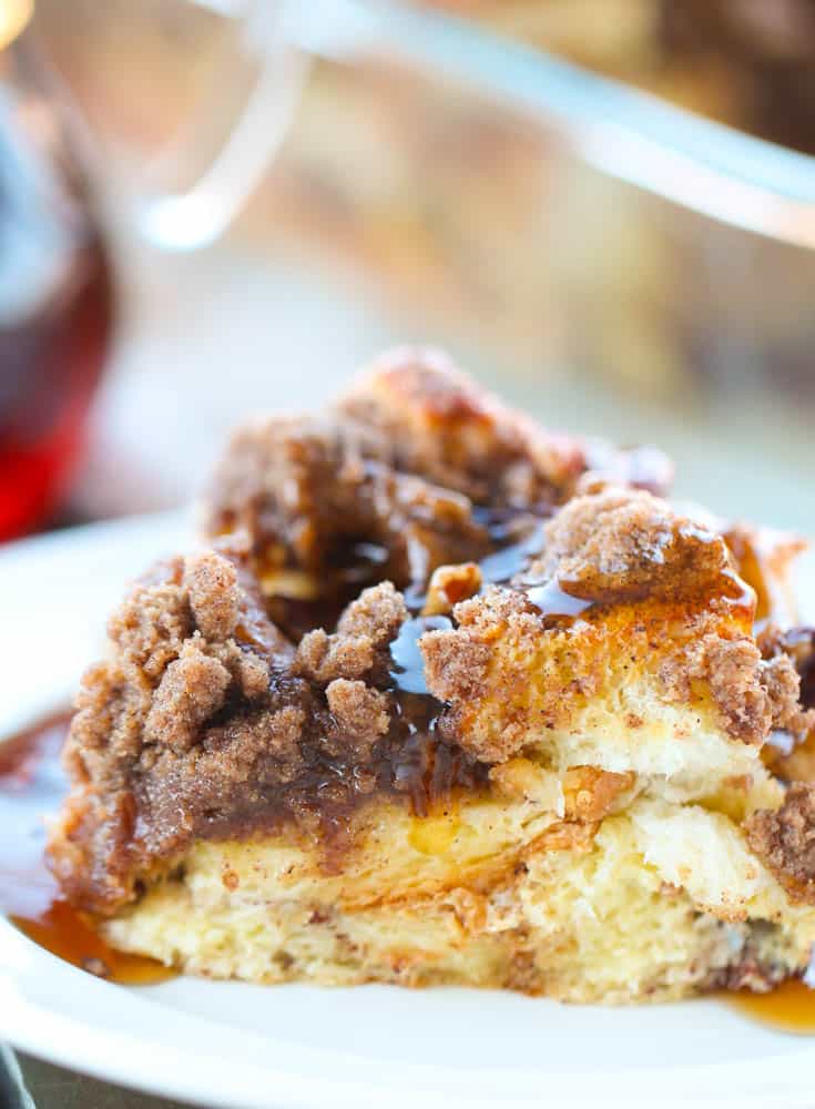 Brown Sugar Pecan Overnight French Toast Casserole