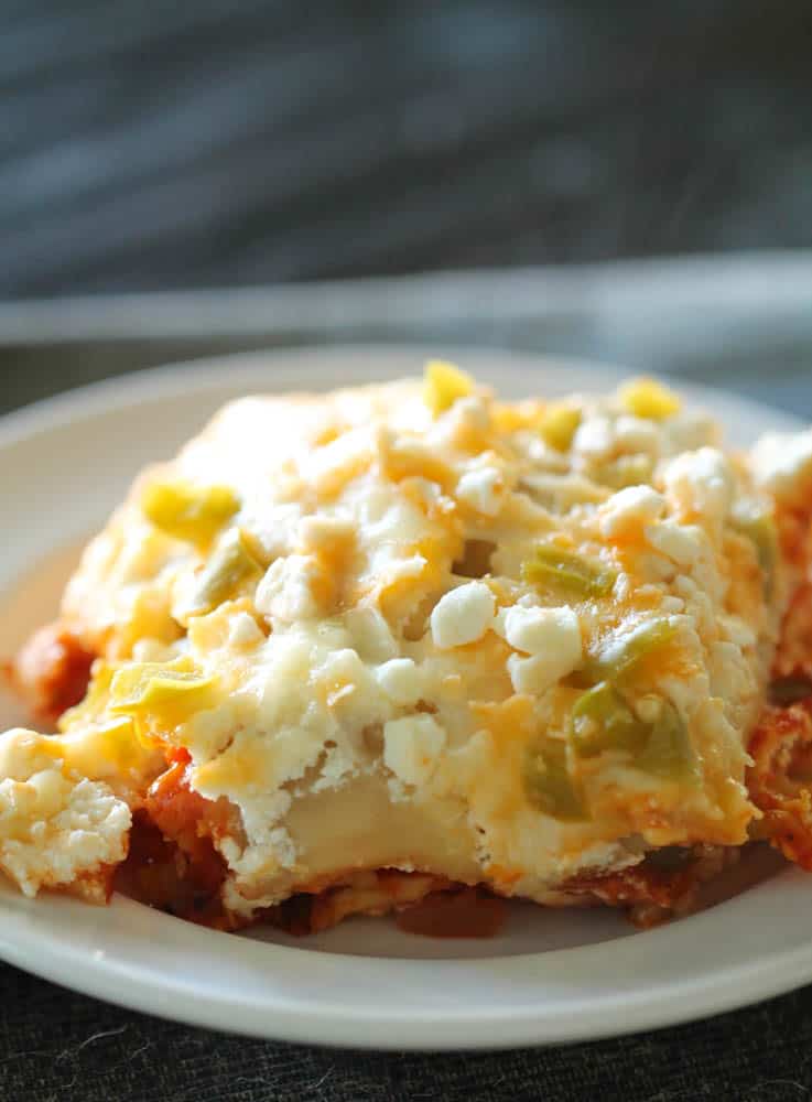 Slow Cooker Buffalo Chicken Lasagna Recipe