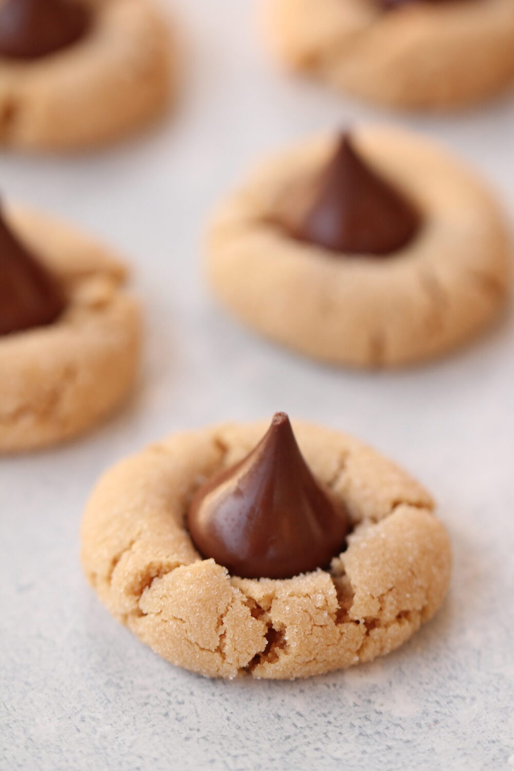 Classic Peanut Butter Blossoms (Hershey Kiss Cookies) Recipe