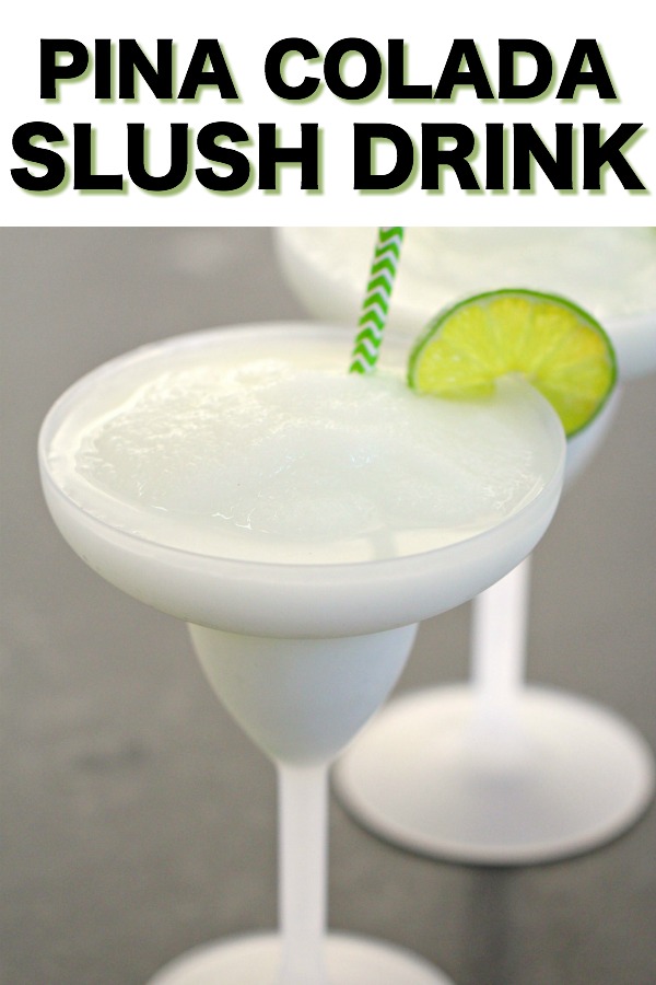 Piña Colada Slush Drink