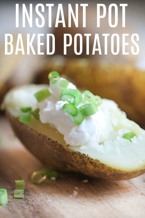 Instant Pot Baked Potatoes Recipe 