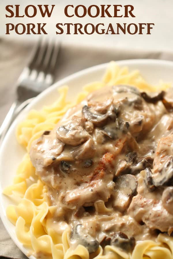 Slow Cooker Pork Stroganoff