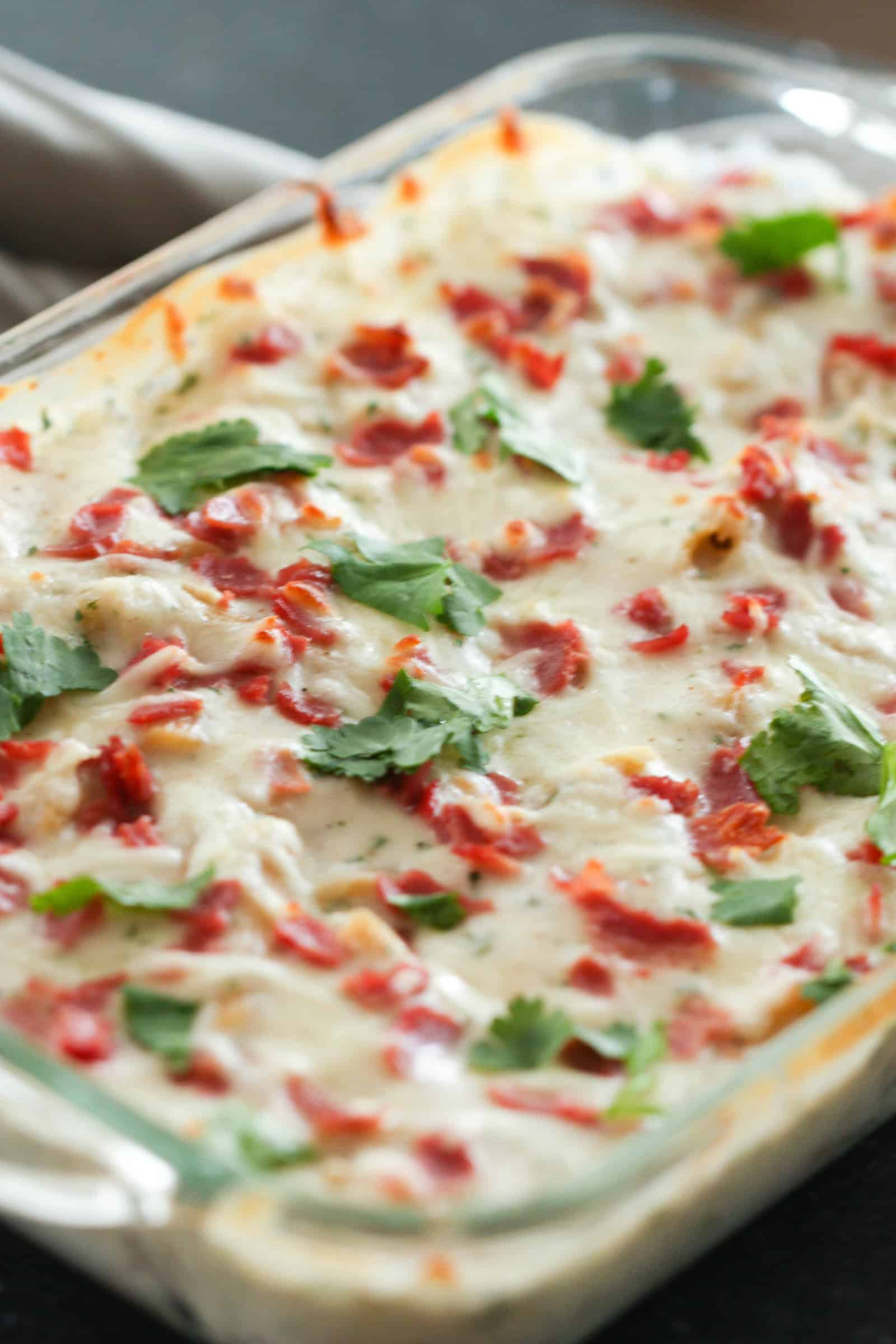 Healthy Chicken Bacon Ranch Casserole