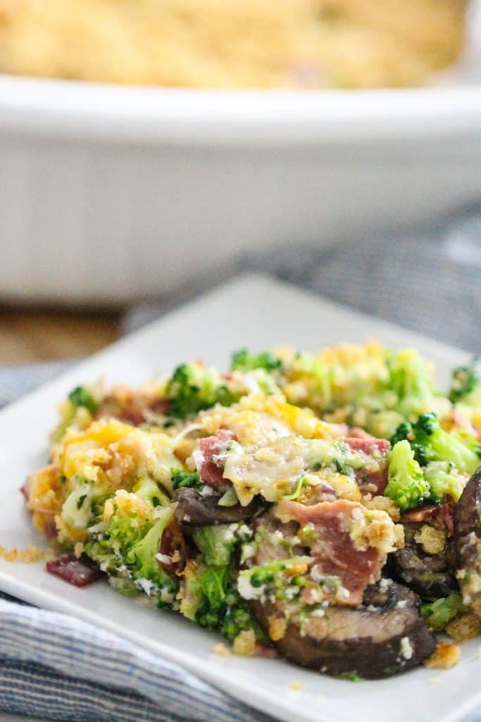 loaded broccoli casserole
