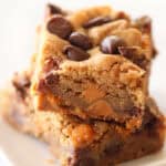 Butterscotch Chocolate Chip Blondies