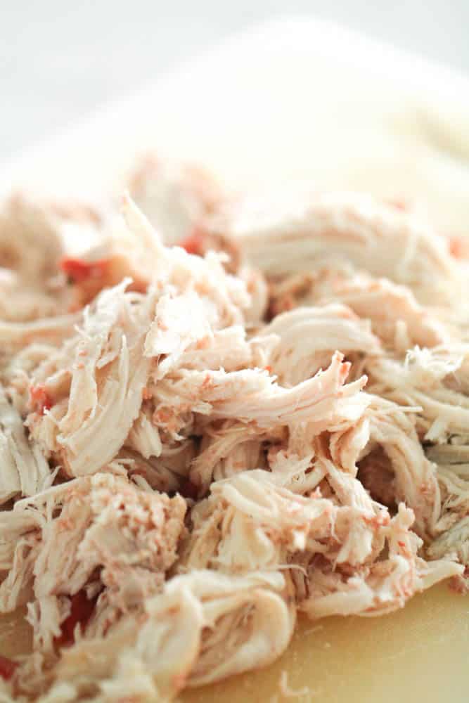 Shredded chicken