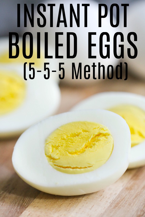 How to Cook Hard Boiled Eggs in the Instant Pot (5-5-5 Method)