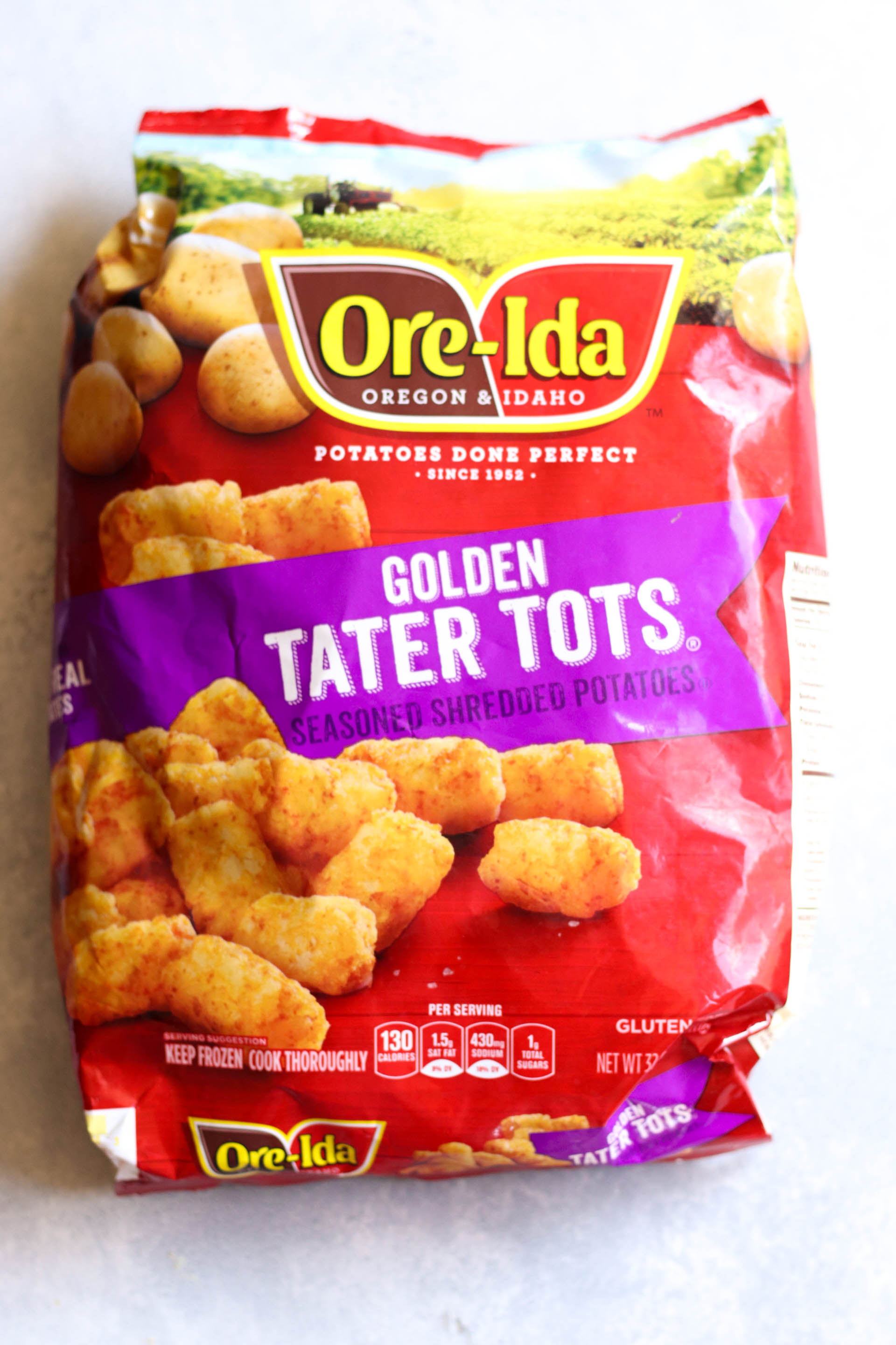 Bag of OreIda Golden Tater Tots