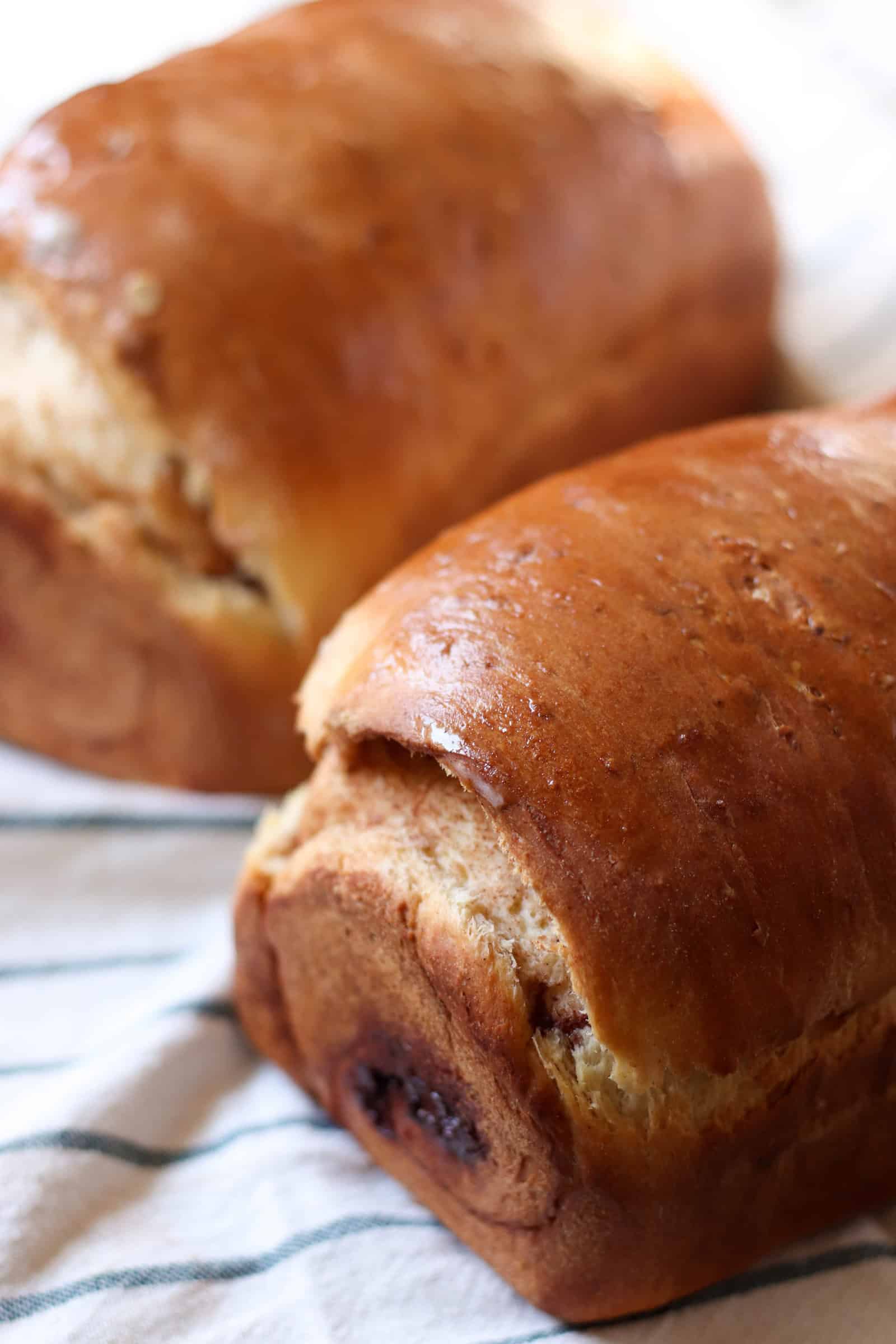 2 loafs of Cinnamon Swirl Bread