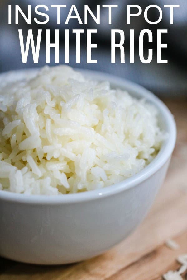 Instant Pot White Rice - Taste of the Frontier