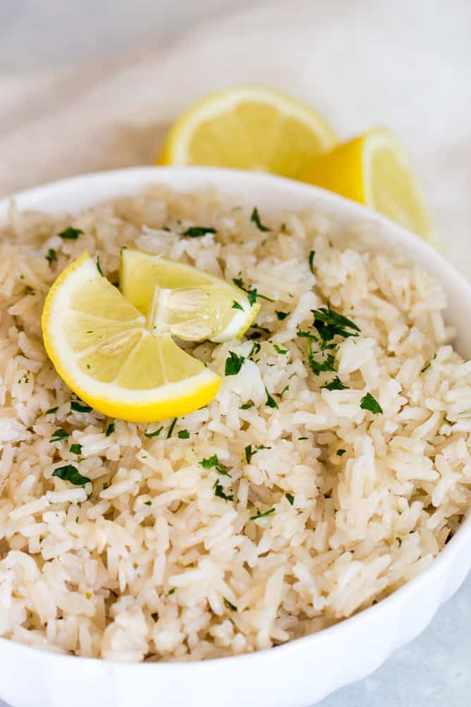 instant pot lemon rice pilaf