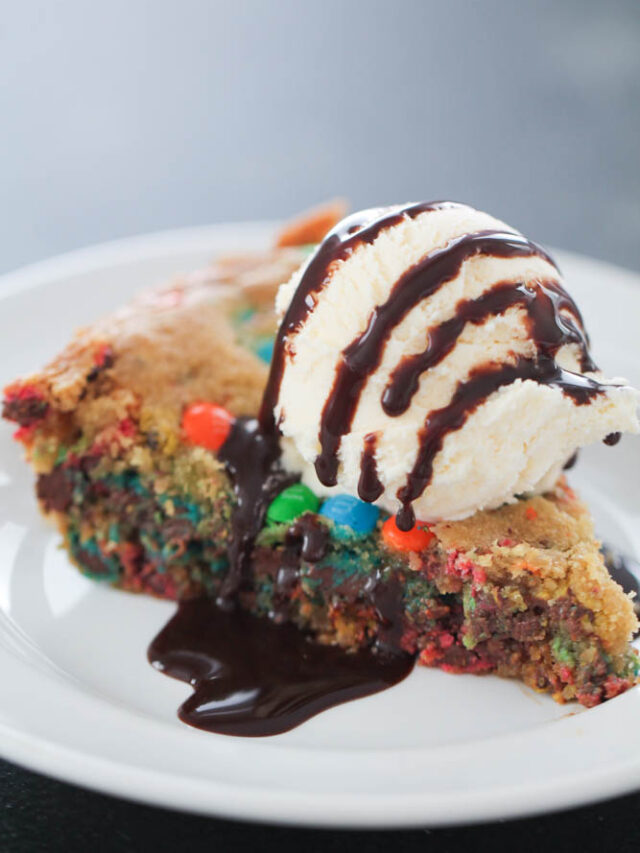 M&M Cookie Pie Recipe