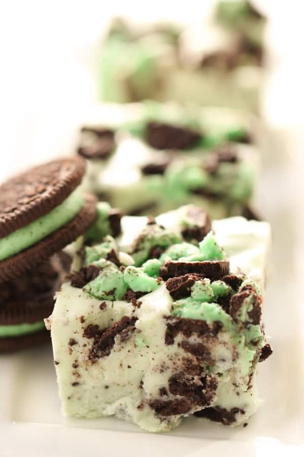 Chocolate Mint Oreo Fudge Recipe