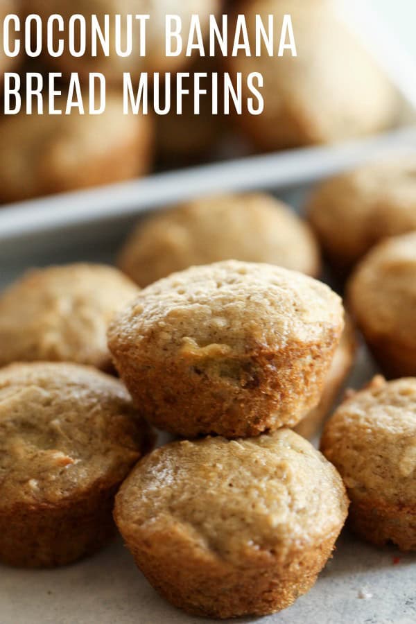 Coconut Banana Bread Muffins