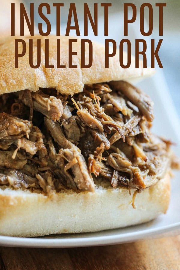 Instant Pot Dr. Pepper Pulled Pork Sandwich