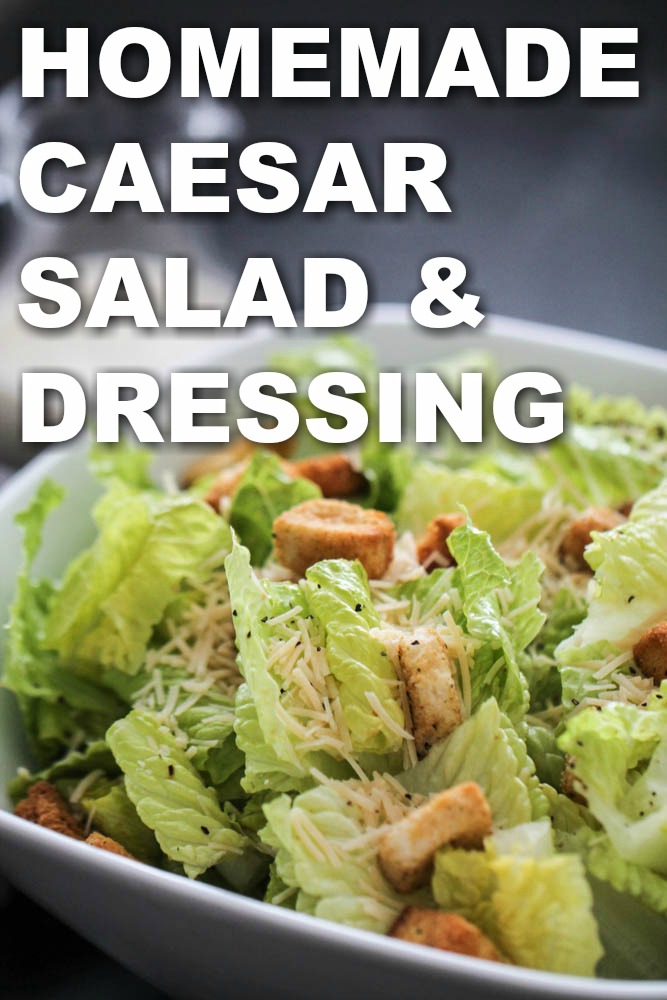 skraber Årligt Masaccio Easy Homemade Caesar Salad and Dressing (Without Anchovies)