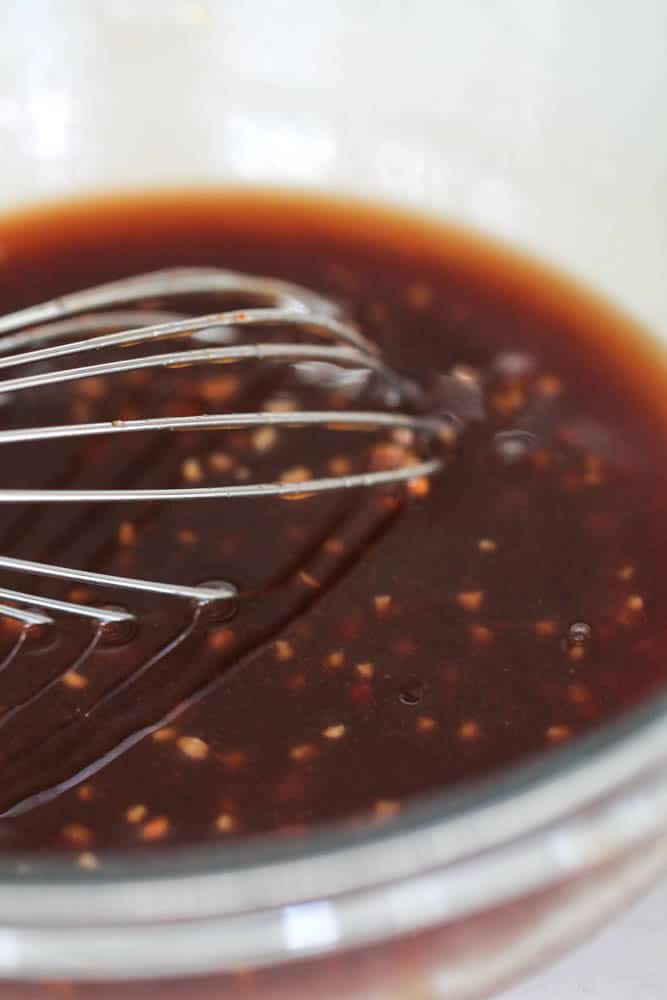 Sauce for Slow Cooker Beijing Beef
in a bowl with a whisk