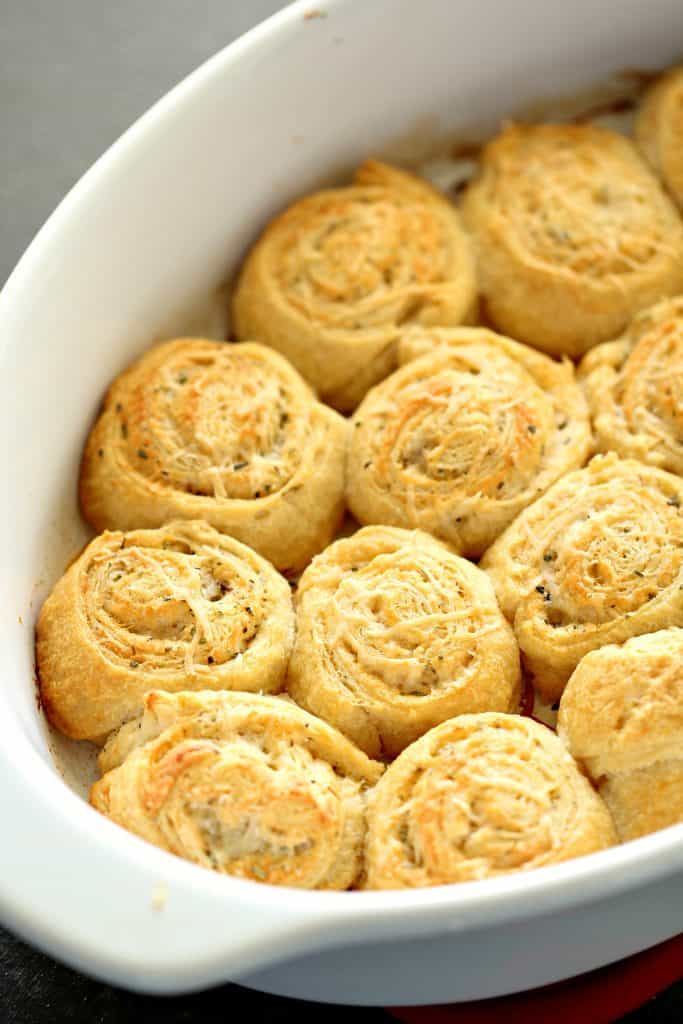 easy parmesan crescent rolls