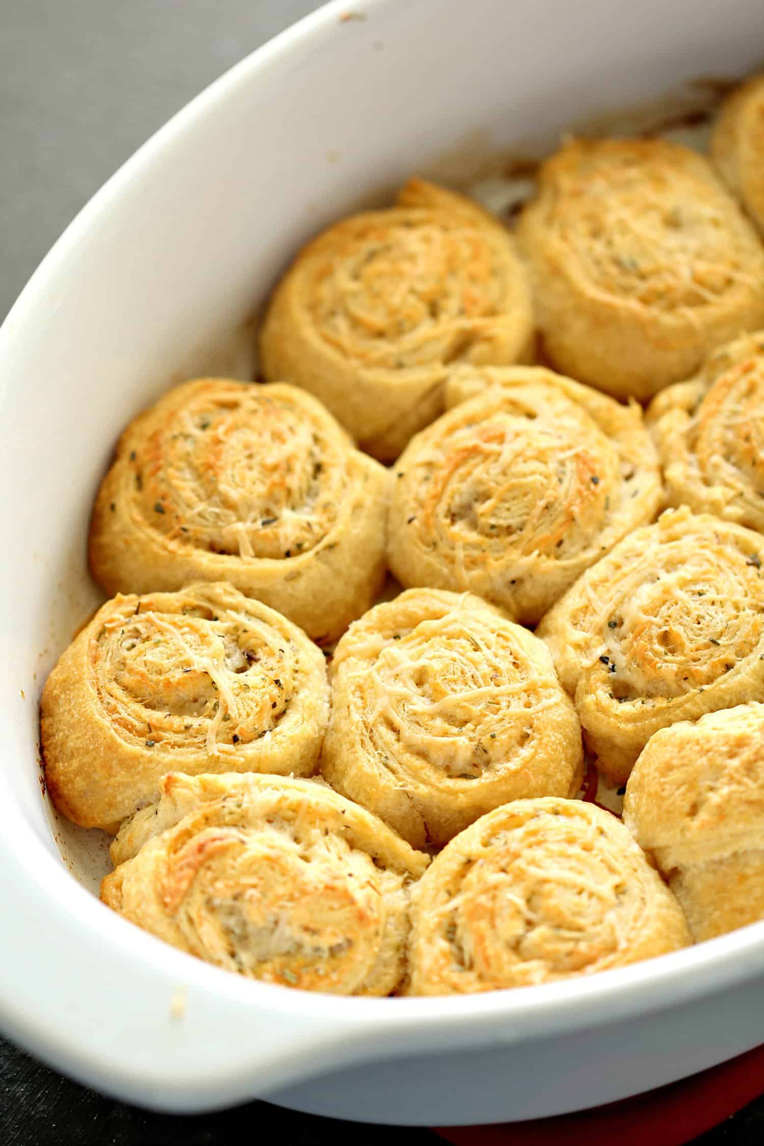 Easy Parmesan Crescent Rolls