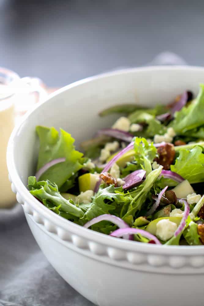 Pear and Blue Cheese Salad