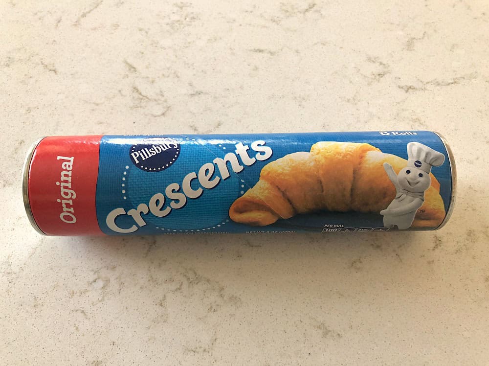 A tube of Crescent Rolls