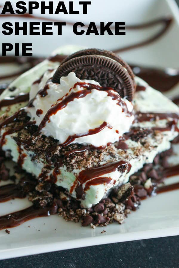 Asphalt Sheet Cake Pie Recipe
