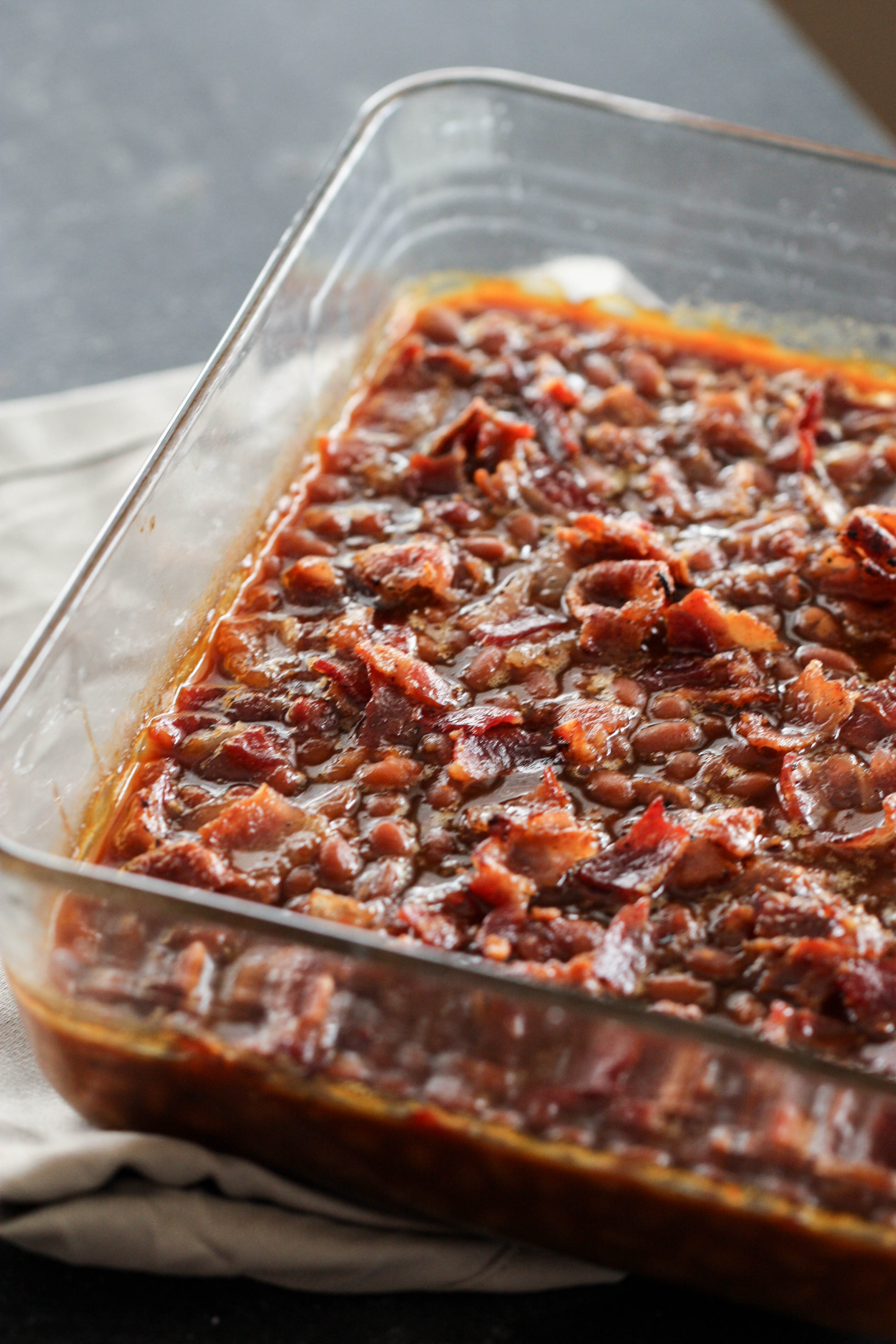 Spicy BBQ Root Beer Baked Beans