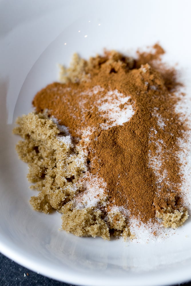 Cinnamon Sugar Mixture in a bowl