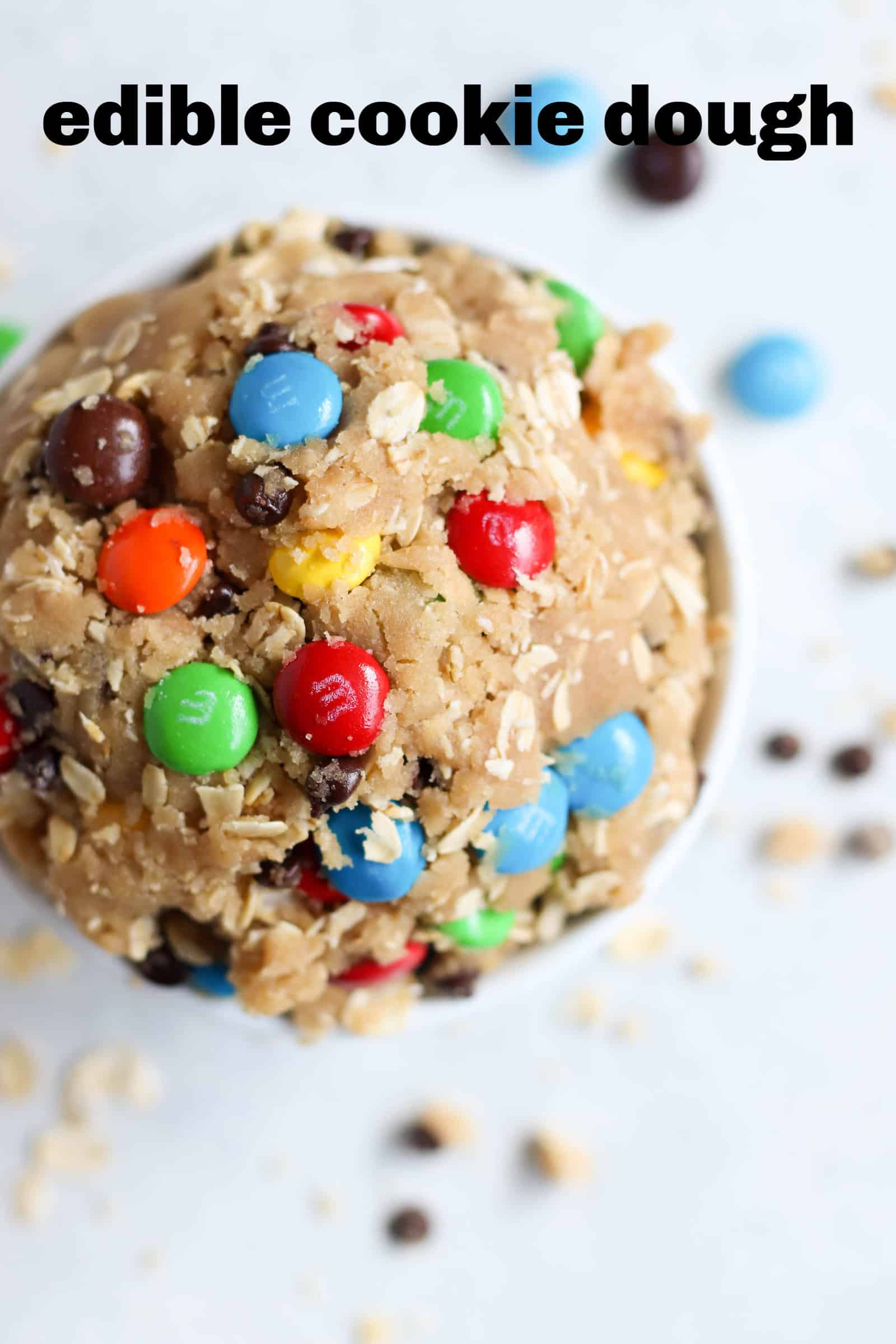 A small bowl of Edible Cookie Dough