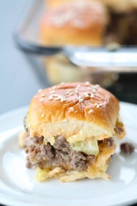 homemade big mac slider