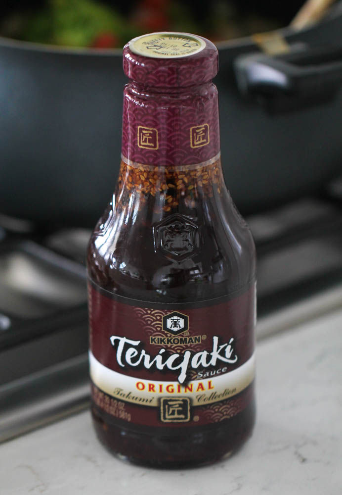 Bottle of Teriyaki Sauce