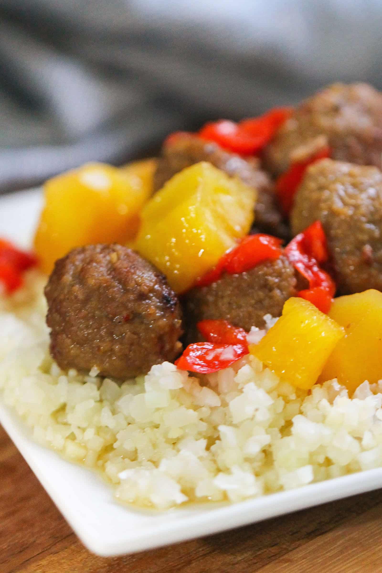 Instant Pot Hawaiian Meatballs Recipe (Dump and Go)