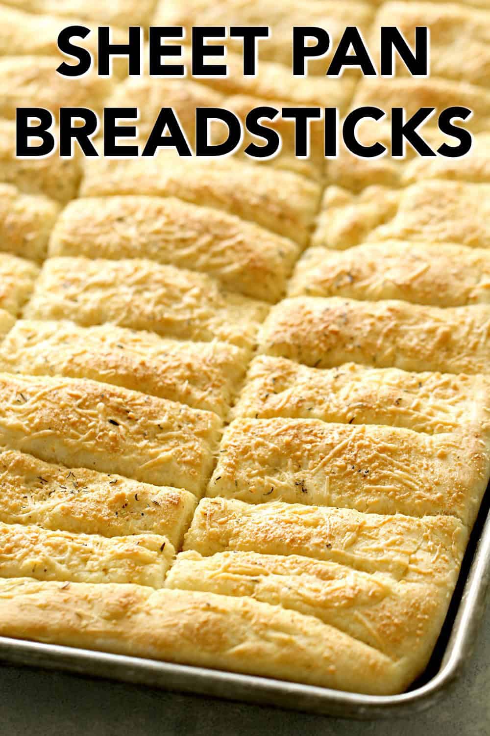 Sheet Pan Garlic Breadsticks