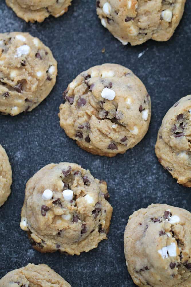 Baked S'mores Cookies