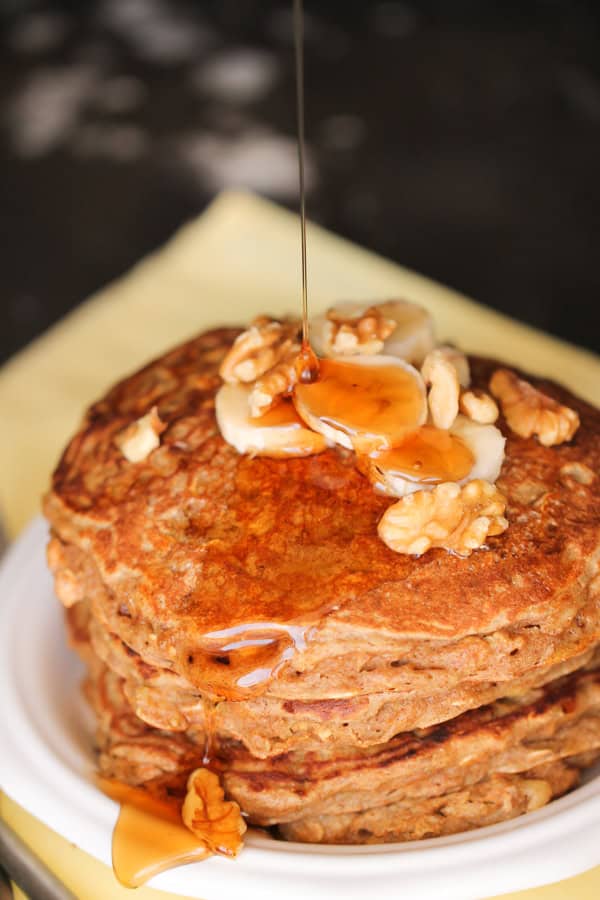 Banana Oat Pancakes Recipe-image