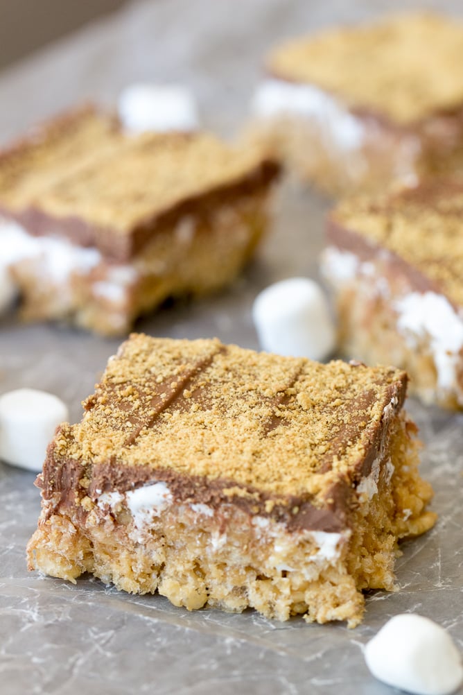 Chewy S’mores Bars Recipe
