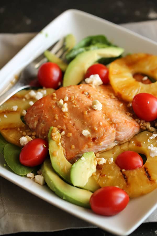 Grilled Salmon Salad Recipe