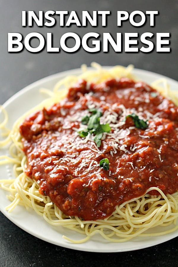 Instant Pot Bolognese Sauce