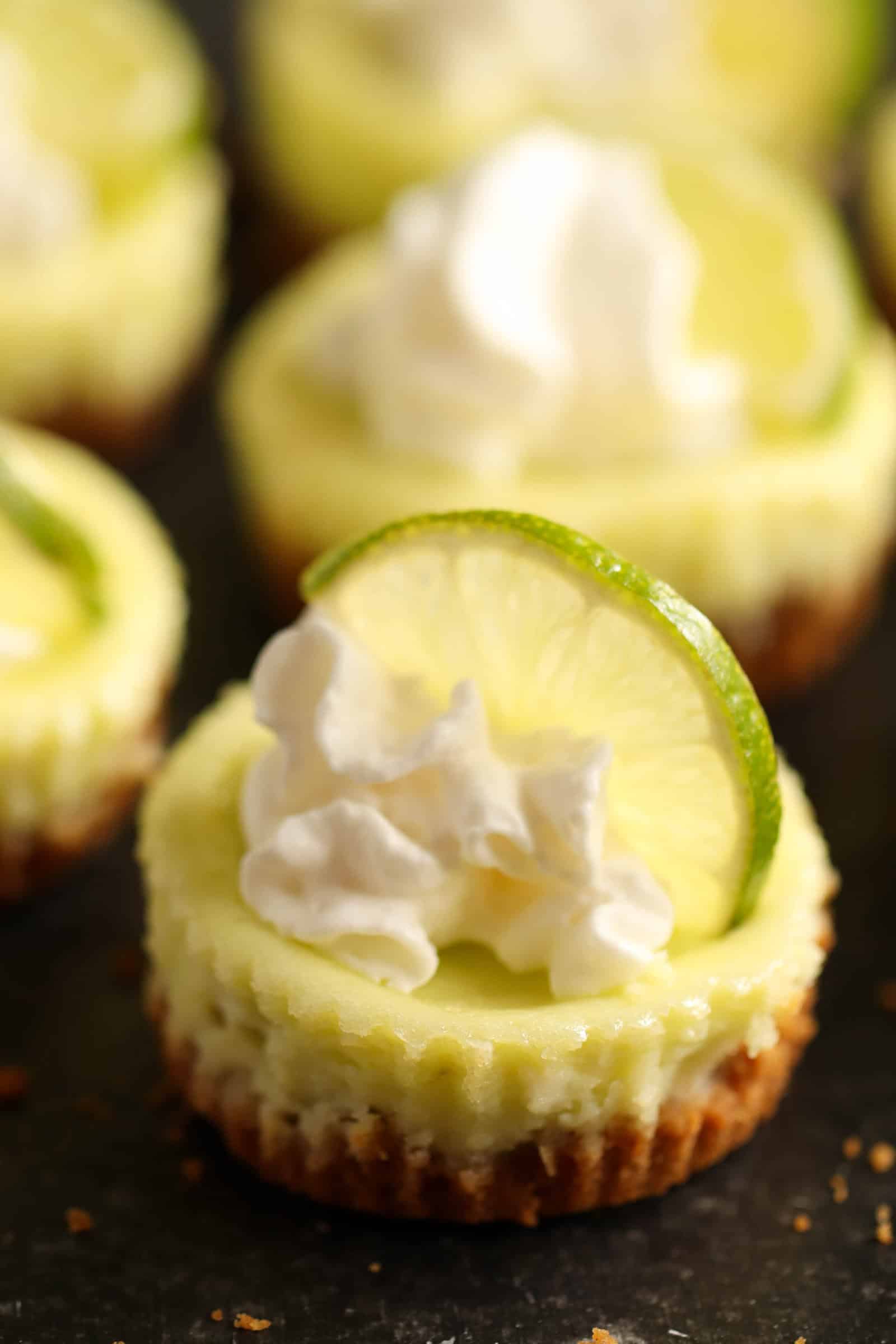 Mini Key Lime Cheesecakes