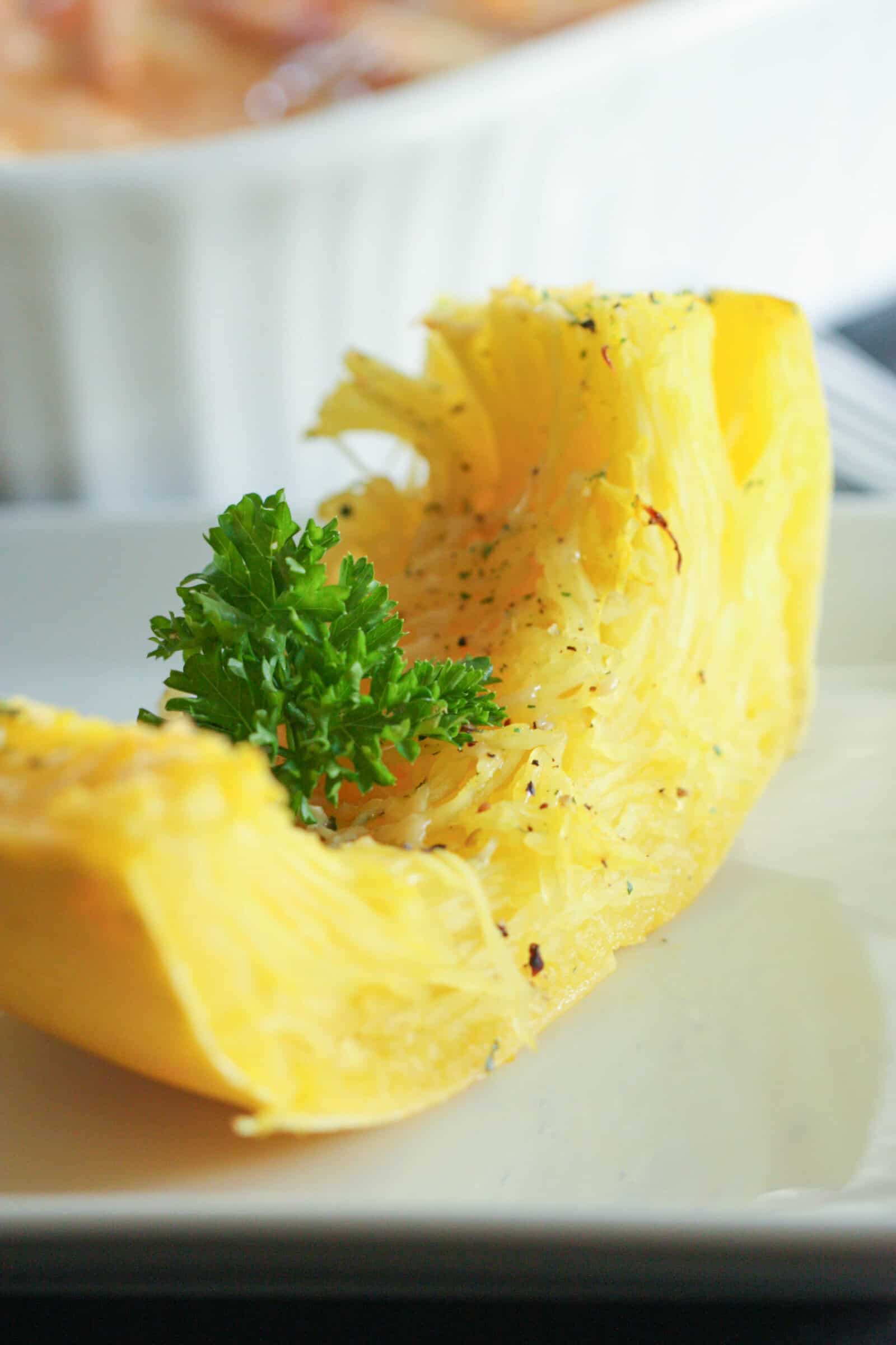 Baked Parmesan Spaghetti Squash Recipe