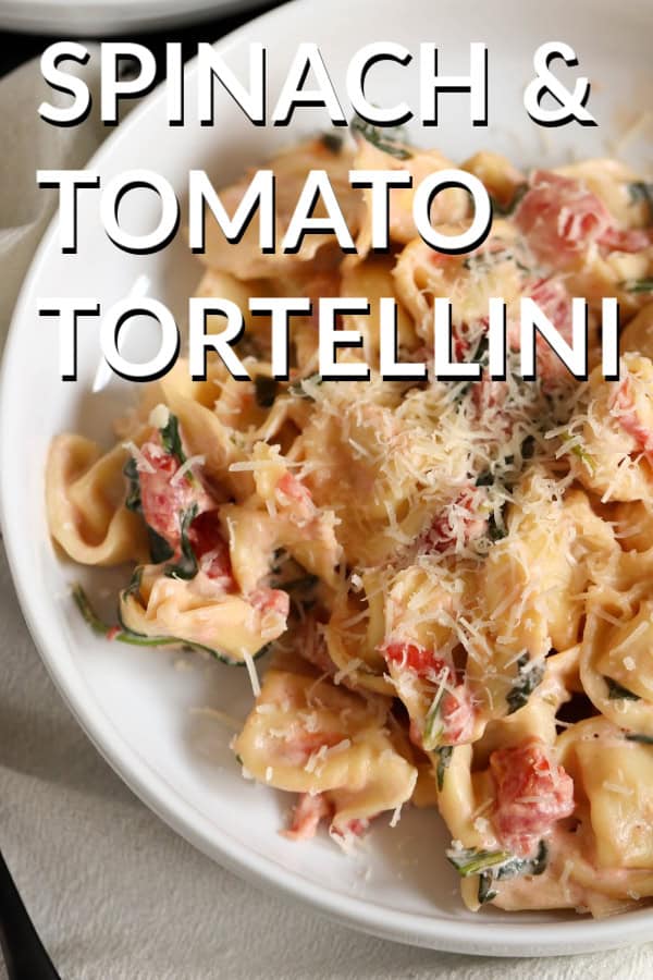 Spinach and Tomato Tortellini 