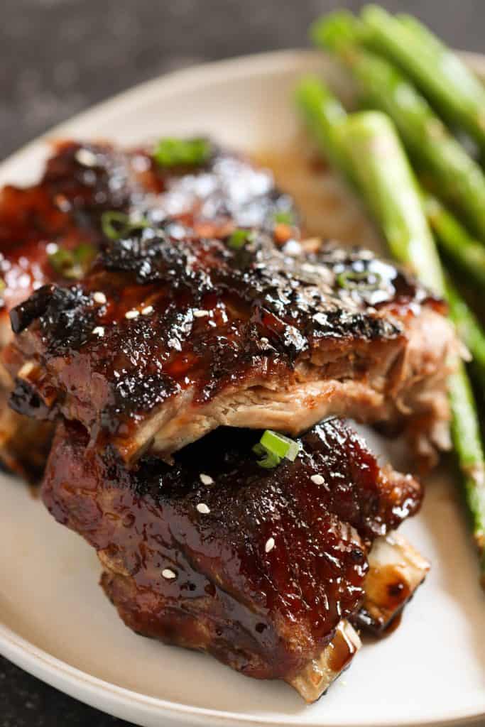 sticky asian ribs (in the oven!)