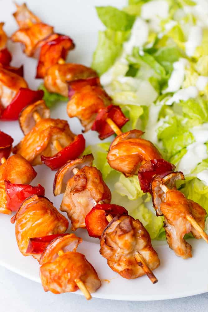 buffalo chicken kabobs
