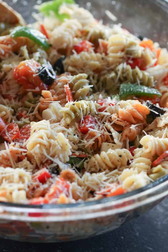 pizza pasta salad