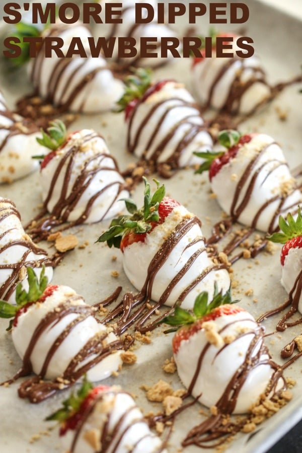 S’mores Dipped Strawberries