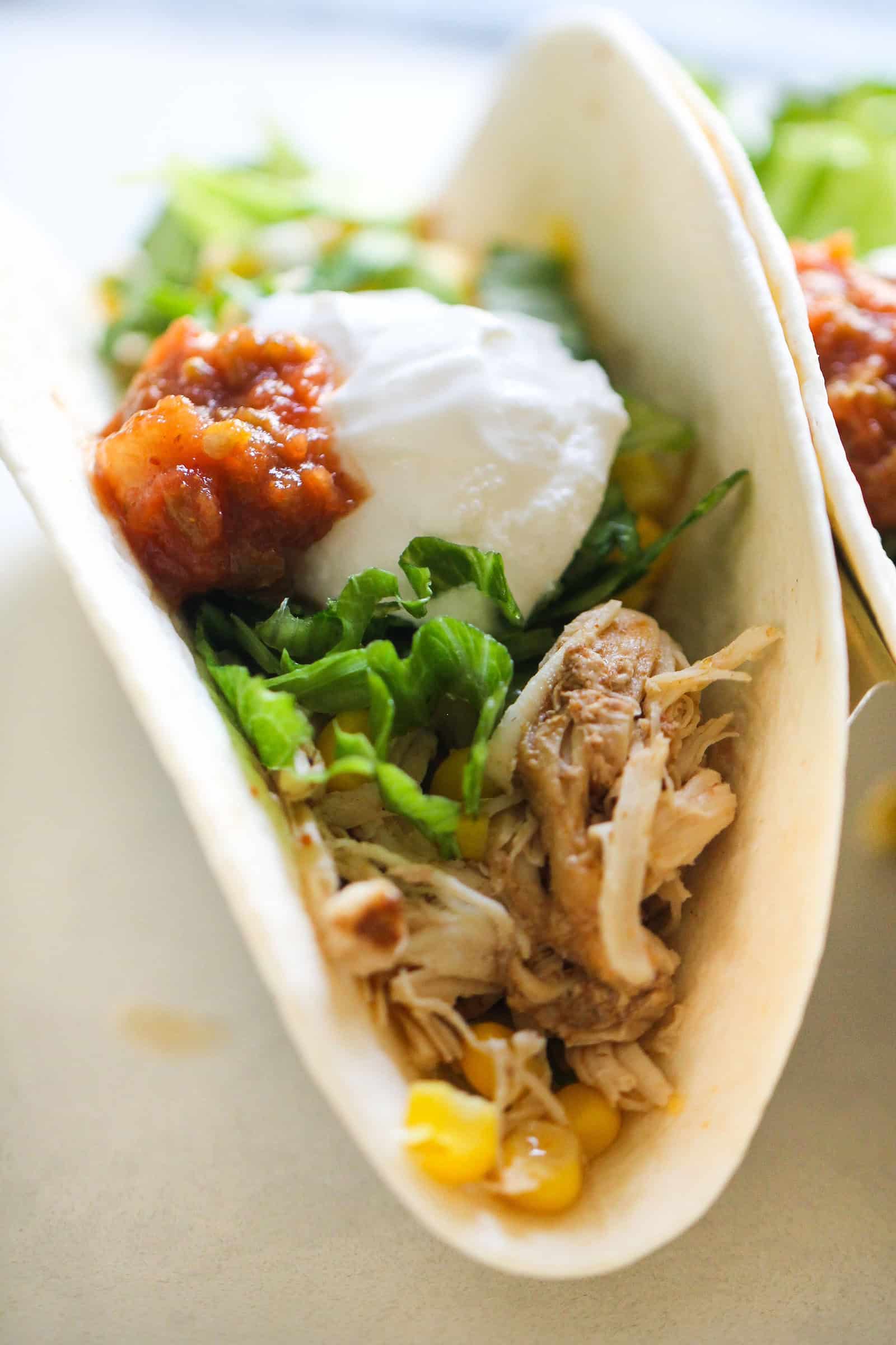 Instant Pot Shredded Chicken Tacos Recipe