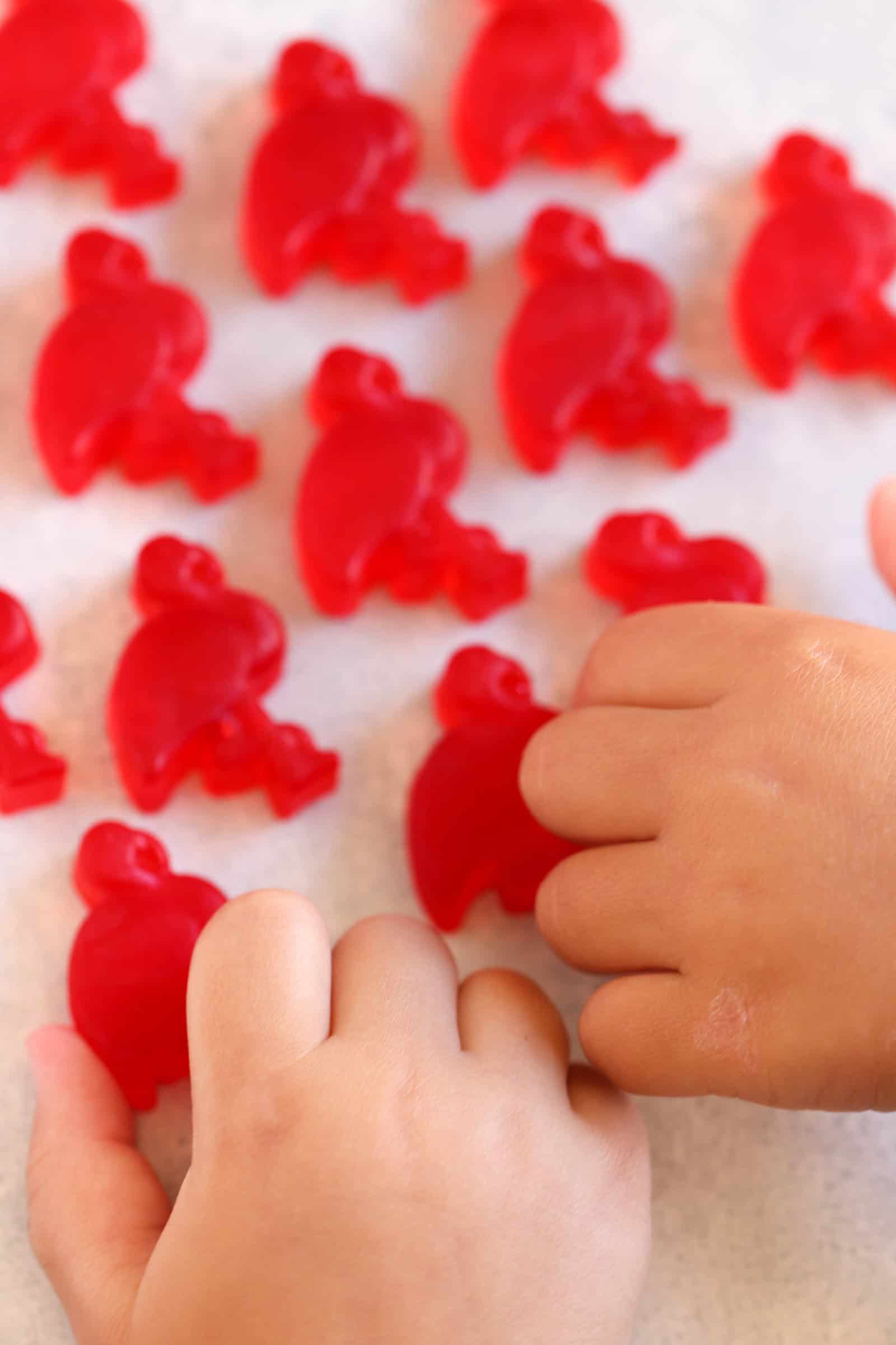 Homemade Jello Fruit snacks 